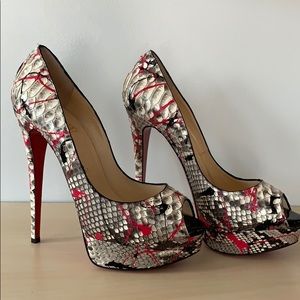 Christian Louboutin Graffiti Lady Peep
